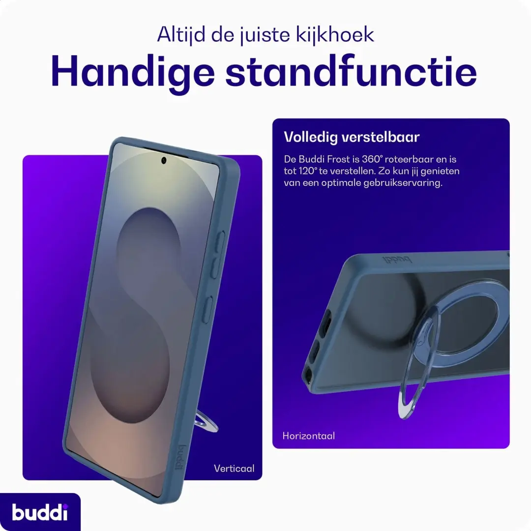 Buddi Frost Hoesje Galaxy S25 Ultra - MagSafe - Donker Blauw - afbeelding 2 van 6
