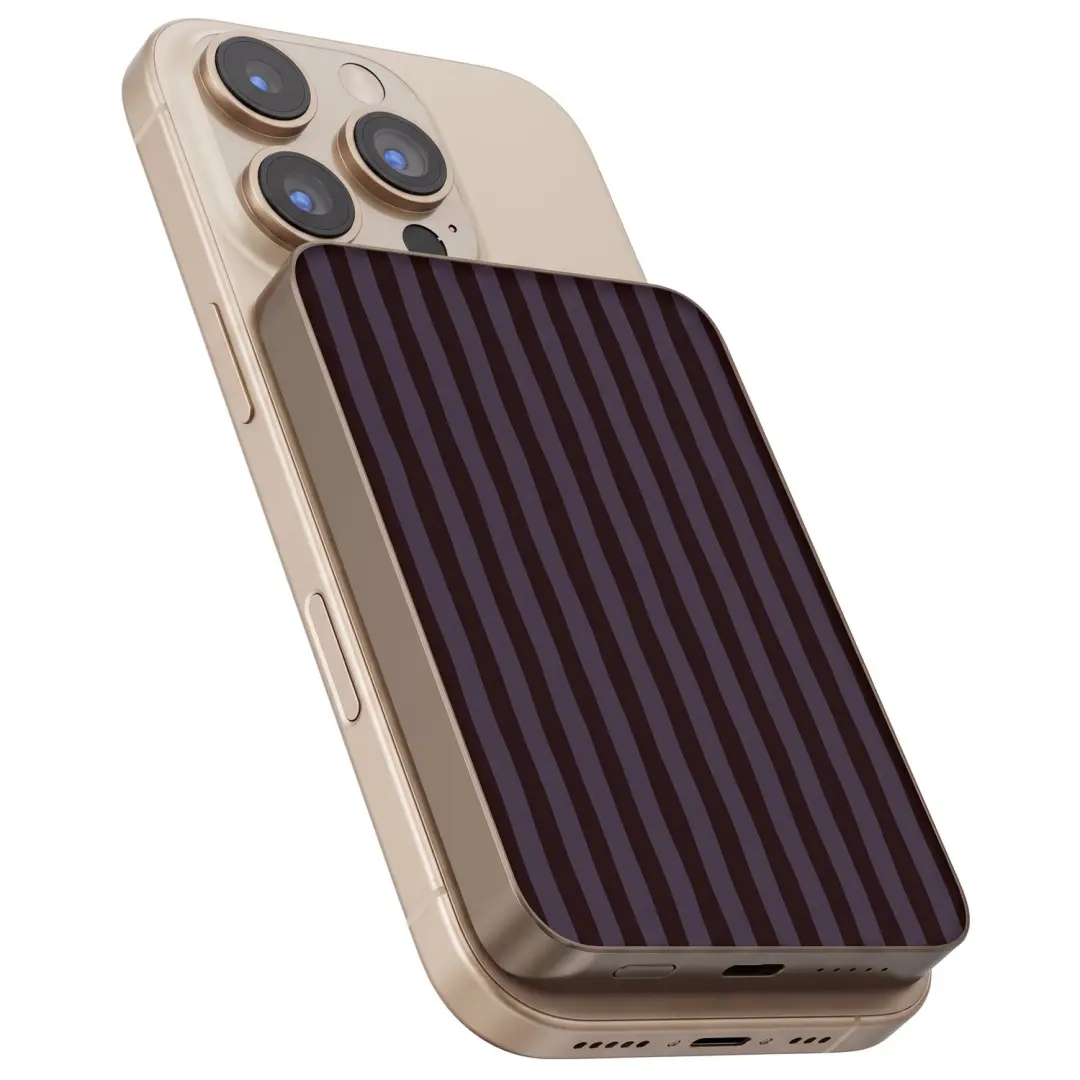 Selencia Vivid Draadloze Powerbank 5.000 mAh - Desert Gold - afbeelding 2 van 6