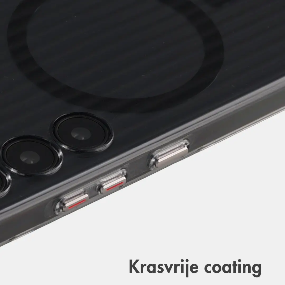 Accezz Lite Backcover Samsung Galaxy S24 Hoesje - Fluted - Glossy Black - afbeelding 4 van 6
