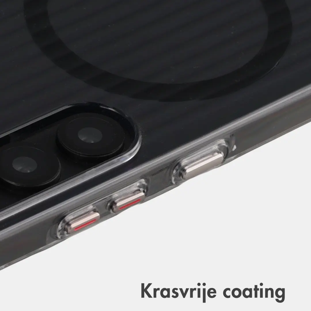 Accezz Lite Backcover Samsung Galaxy S25 hoesje - Fluted - Glossy Black - afbeelding 4 van 6