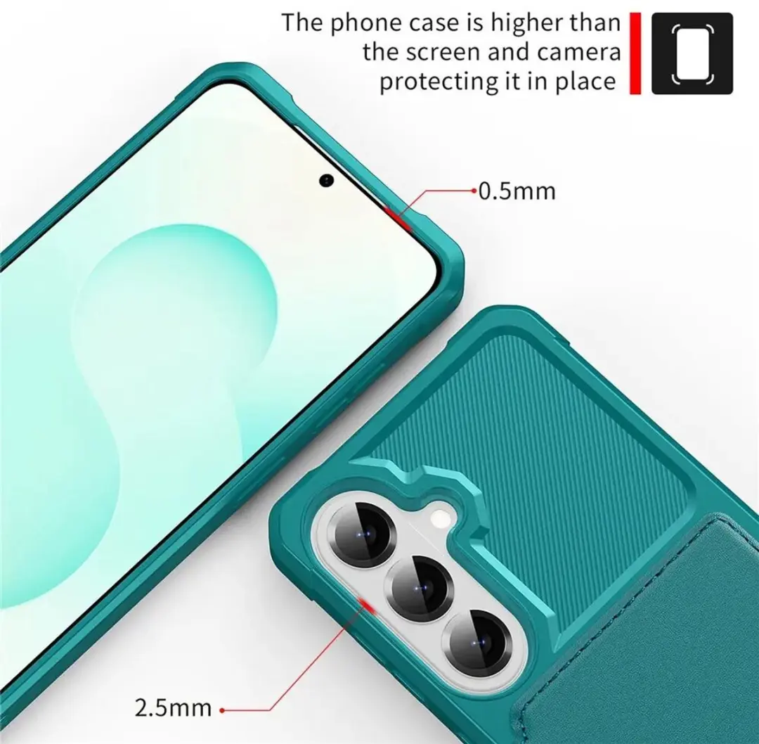 Portemonnee Hoesje Samsung Galaxy A27 - 4 Pasjes - Groen - afbeelding 6 van 6