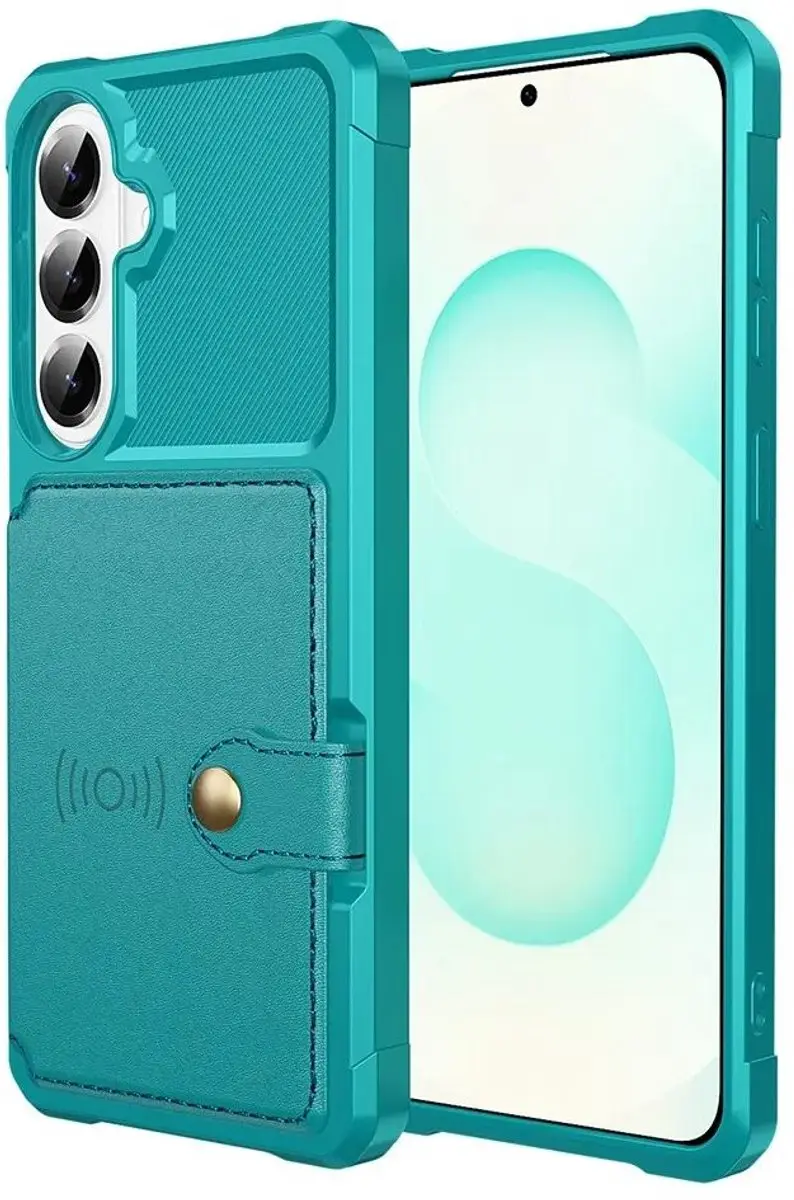 Portemonnee Hoesje Samsung Galaxy A27 - 4 Pasjes - Groen - afbeelding 4 van 6