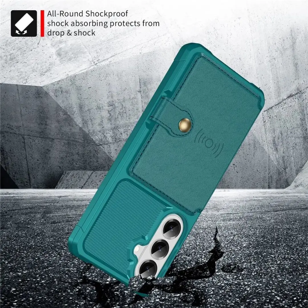 Portemonnee Hoesje Samsung Galaxy A27 - 4 Pasjes - Groen - afbeelding 3 van 6