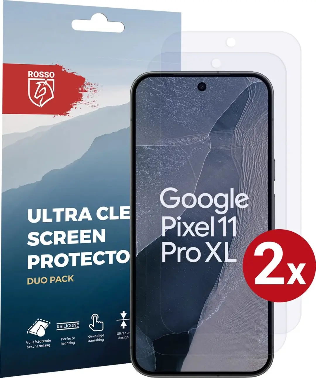 Rosso Google Pixel 11 Pro XL Screenprotector
