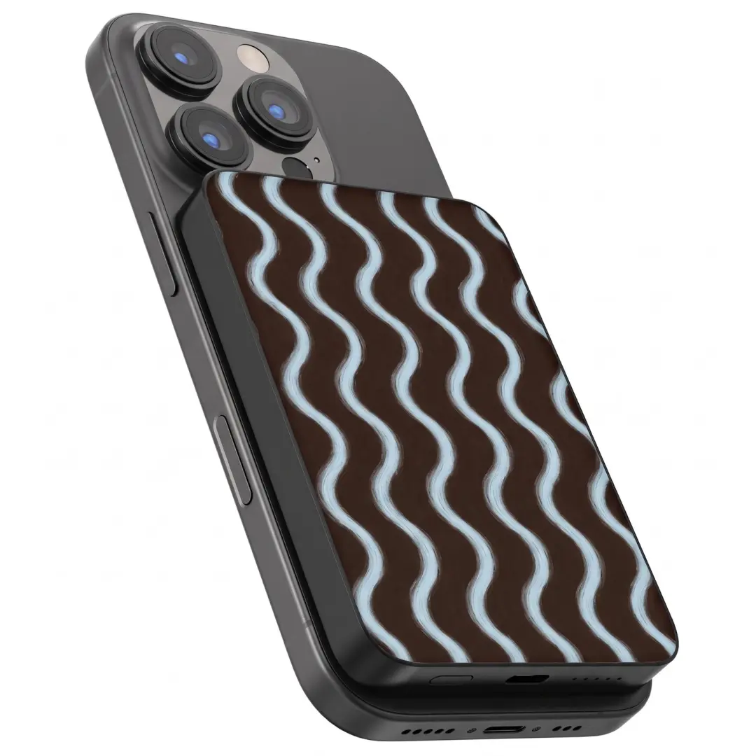 Selencia Vivid Powerbank 5.000 mAh - Draadloos - 15W - afbeelding 2 van 6