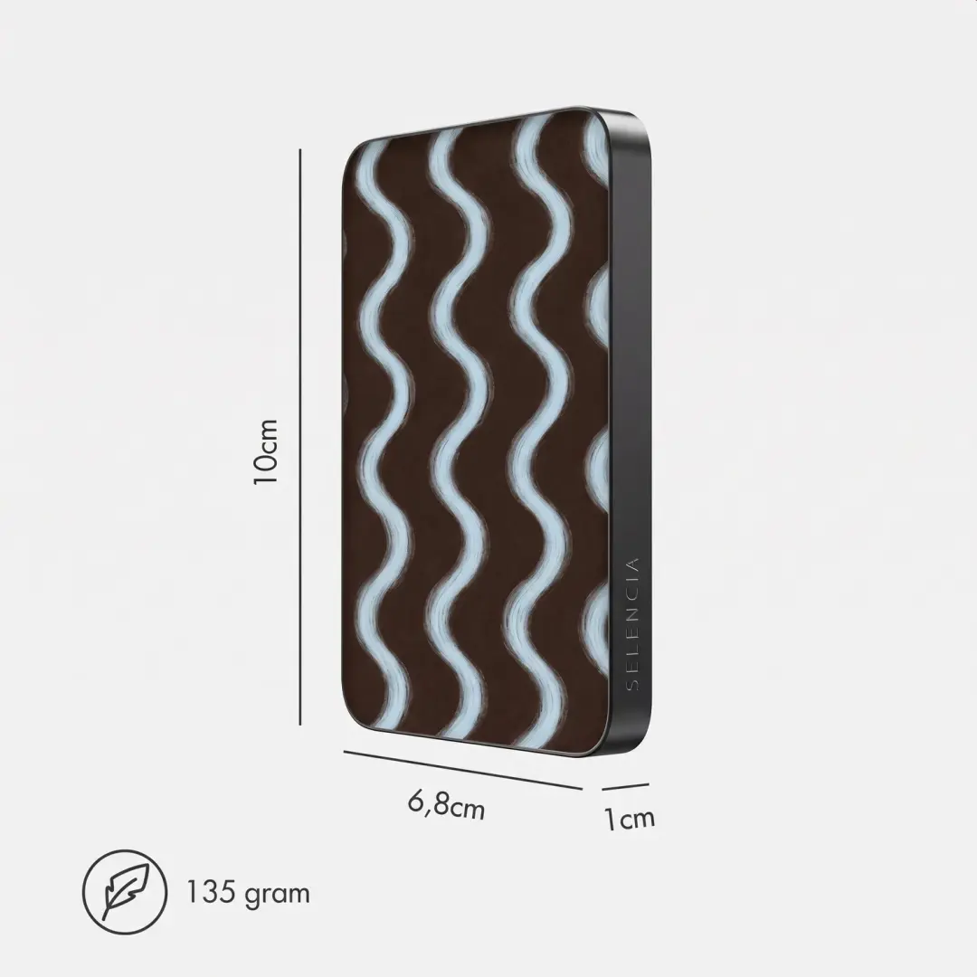 Selencia Vivid Powerbank 5.000 mAh - Draadloos - 15W - afbeelding 6 van 6