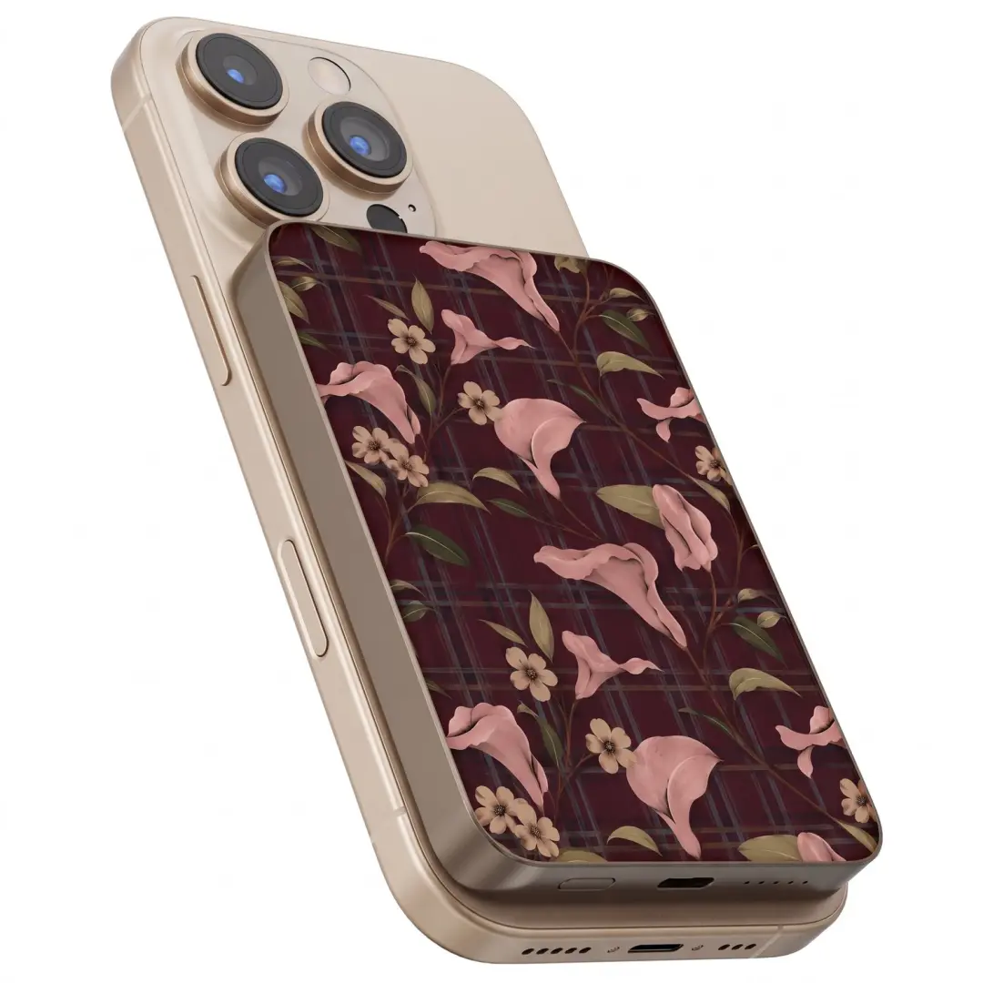 Selencia Vivid Powerbank 5.000 mAh - 15W - Autumn Muse - afbeelding 2 van 6