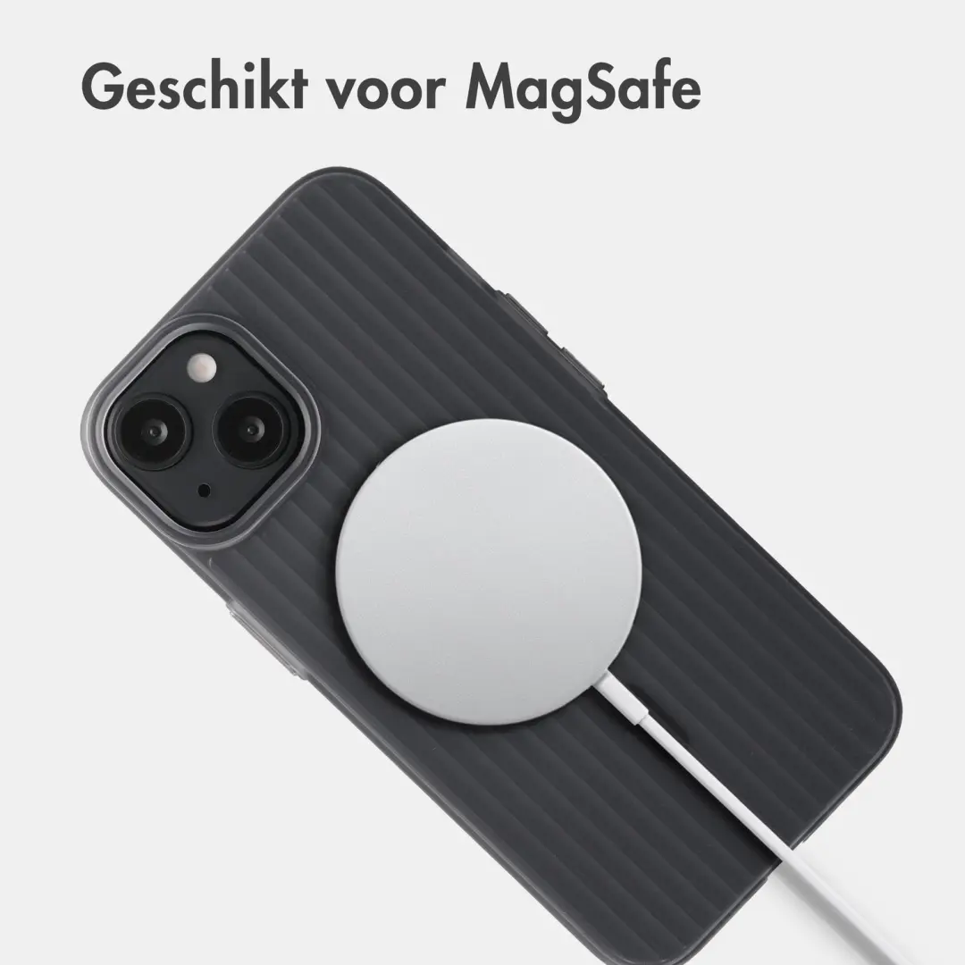 Accezz Lite Backcover Hoesje iPhone 14 MagSafe - Fluted - afbeelding 3 van 6