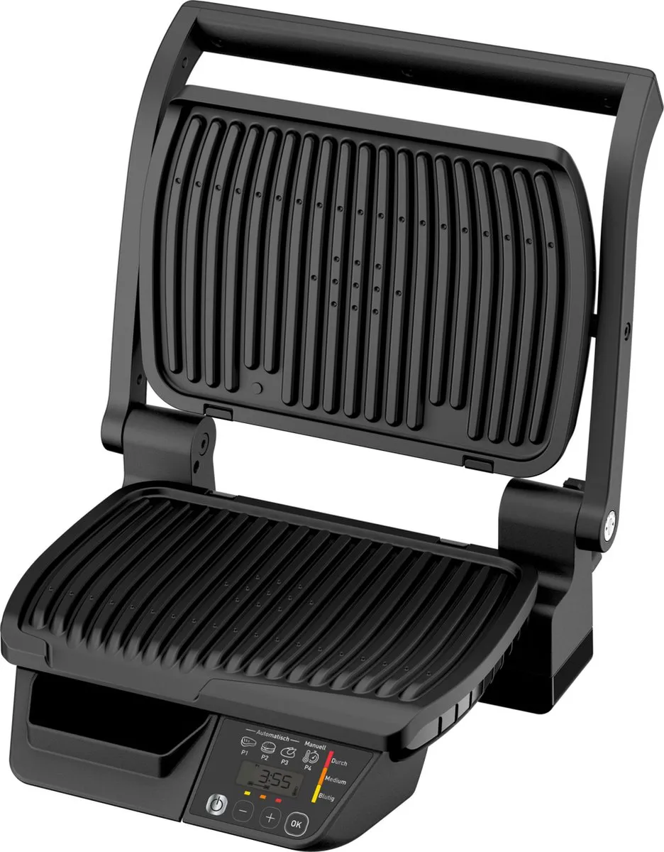 Tefal OptiGrill GC7P08 Intelligente Grill - 2000W - Zwart