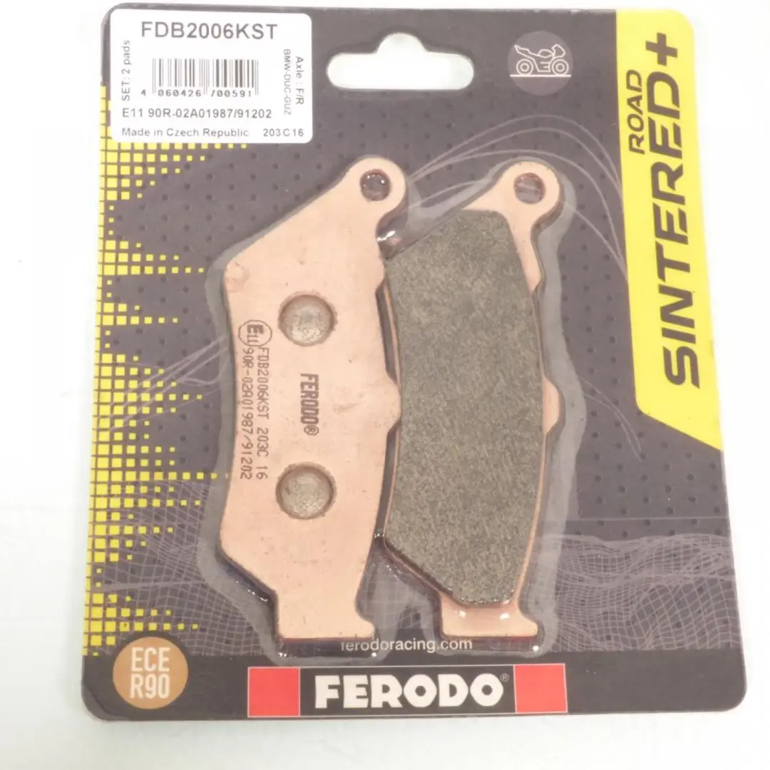 Remblokken Ferodo voor Motor Harley Davidson 750 Street Rod 2018 tot 2019 vooraa