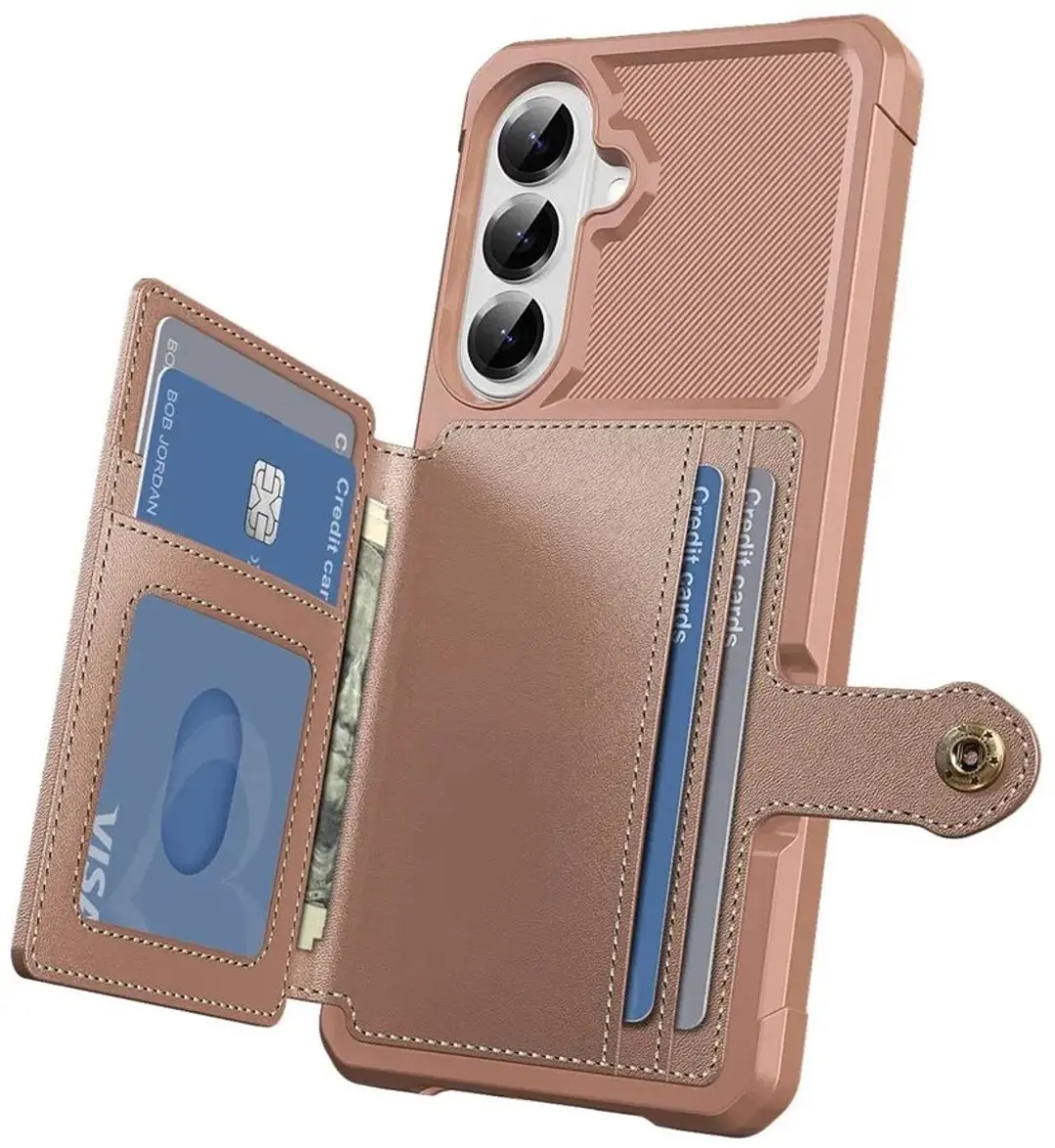 Samsung Galaxy A27 Portemonnee Hoesje - 4 Pasjes - Roze - afbeelding 3 van 6