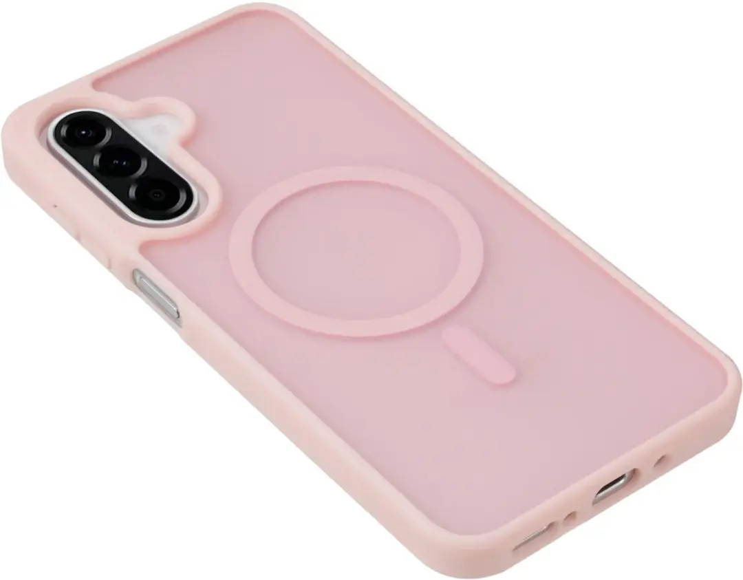 Samsung Galaxy A18 Hybrid Hoesje met MagSafe - Roze - afbeelding 5 van 6