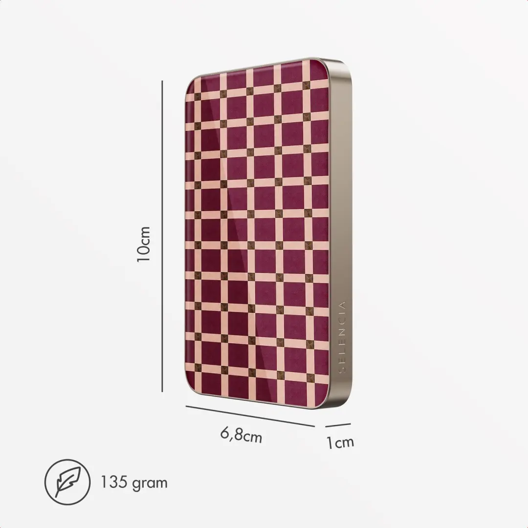 Selencia Vivid Powerbank 5.000 mAh - Draadloze Powerbank 15W - afbeelding 6 van 6