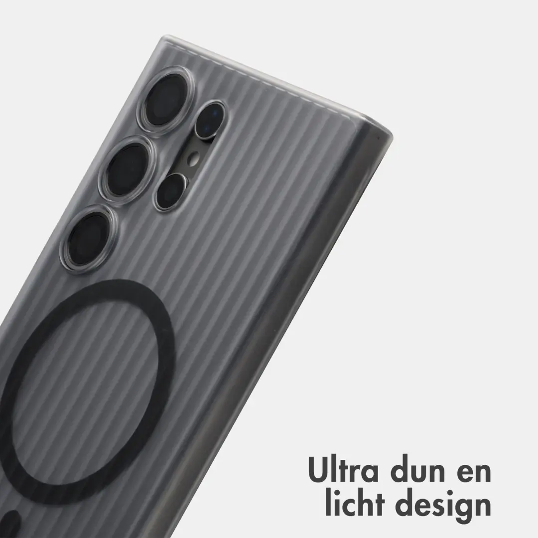 Accezz Lite Backcover Samsung Galaxy S24 Ultra - Matte Black - afbeelding 2 van 6