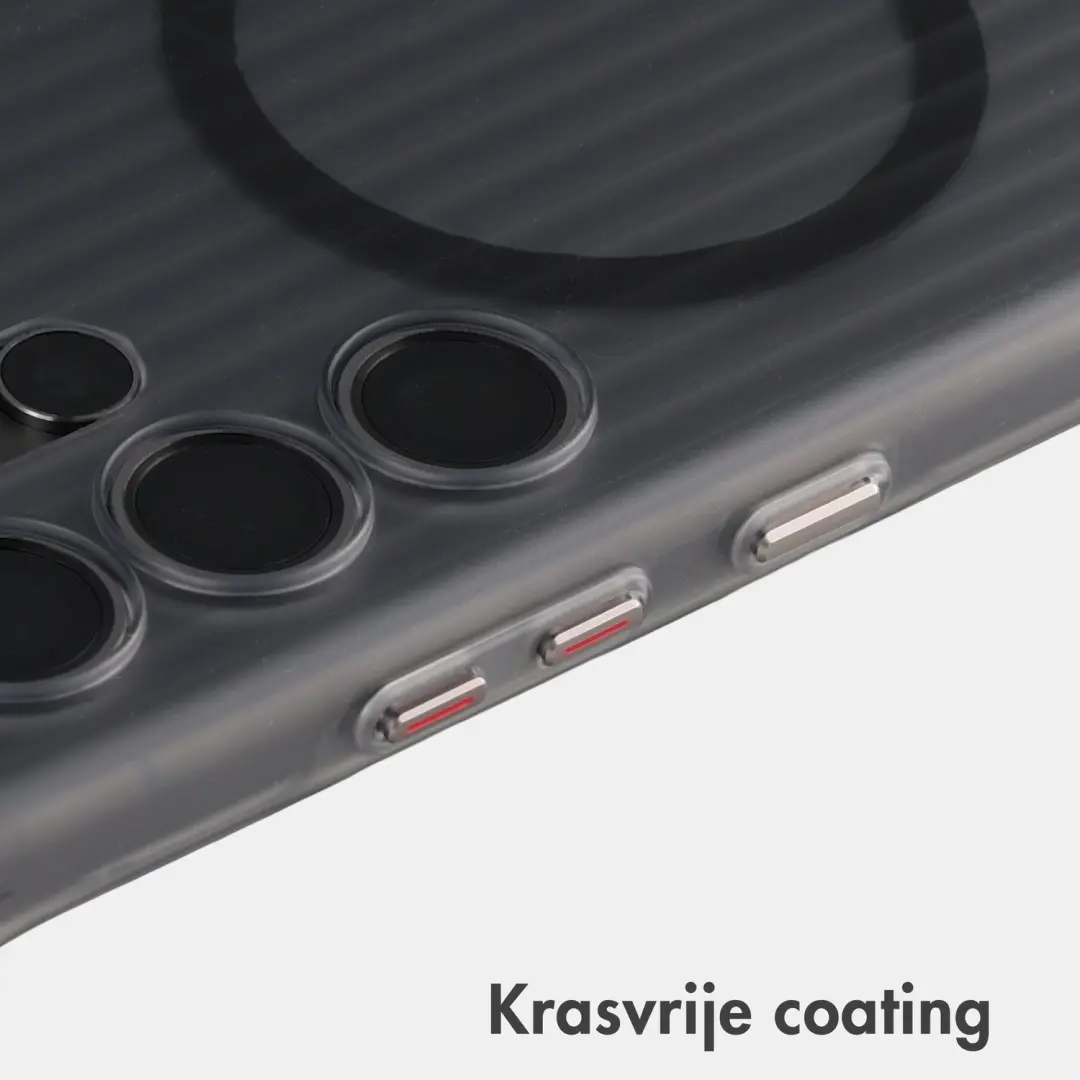 Accezz Lite Backcover Samsung Galaxy S24 Ultra - Matte Black - afbeelding 4 van 6