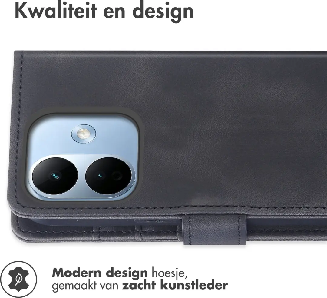 imoshion Bookcase Hoesje Xiaomi Redmi Note 17 Pro - Zwart - afbeelding 5 van 6