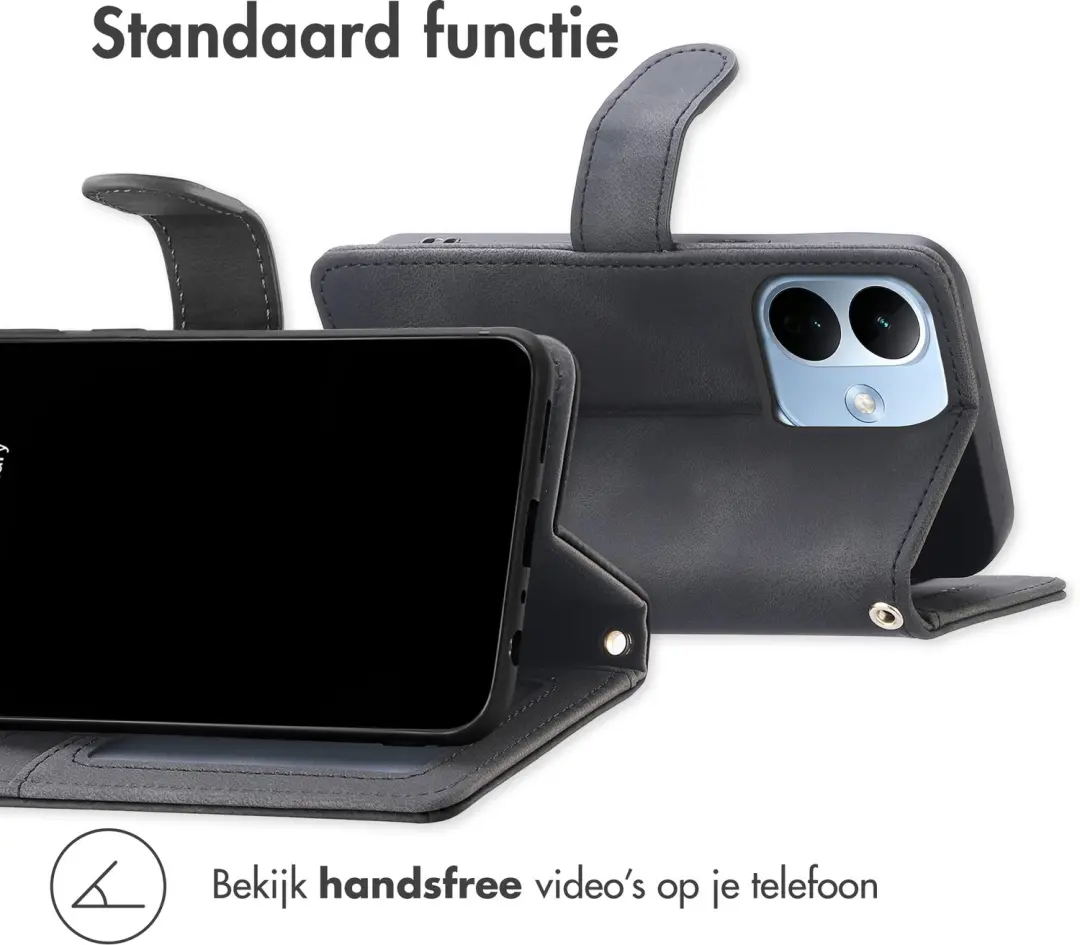 imoshion Bookcase Hoesje Xiaomi Redmi Note 17 Pro - Zwart - afbeelding 6 van 6