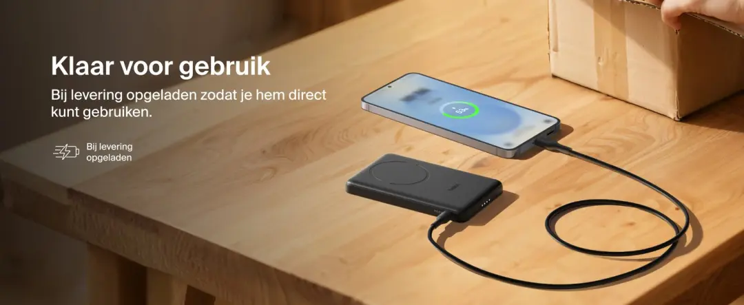 Belkin BoostCharge Slim BPD020HQBK Powerbank - Zwart - afbeelding 4 van 6