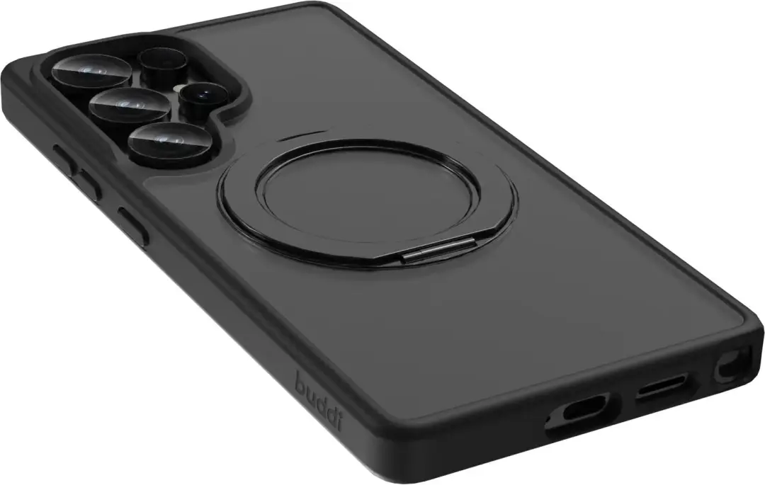 Buddi Frost Hoesje Samsung Galaxy S25 Ultra - MagSafe - Mat Zwart - afbeelding 5 van 6