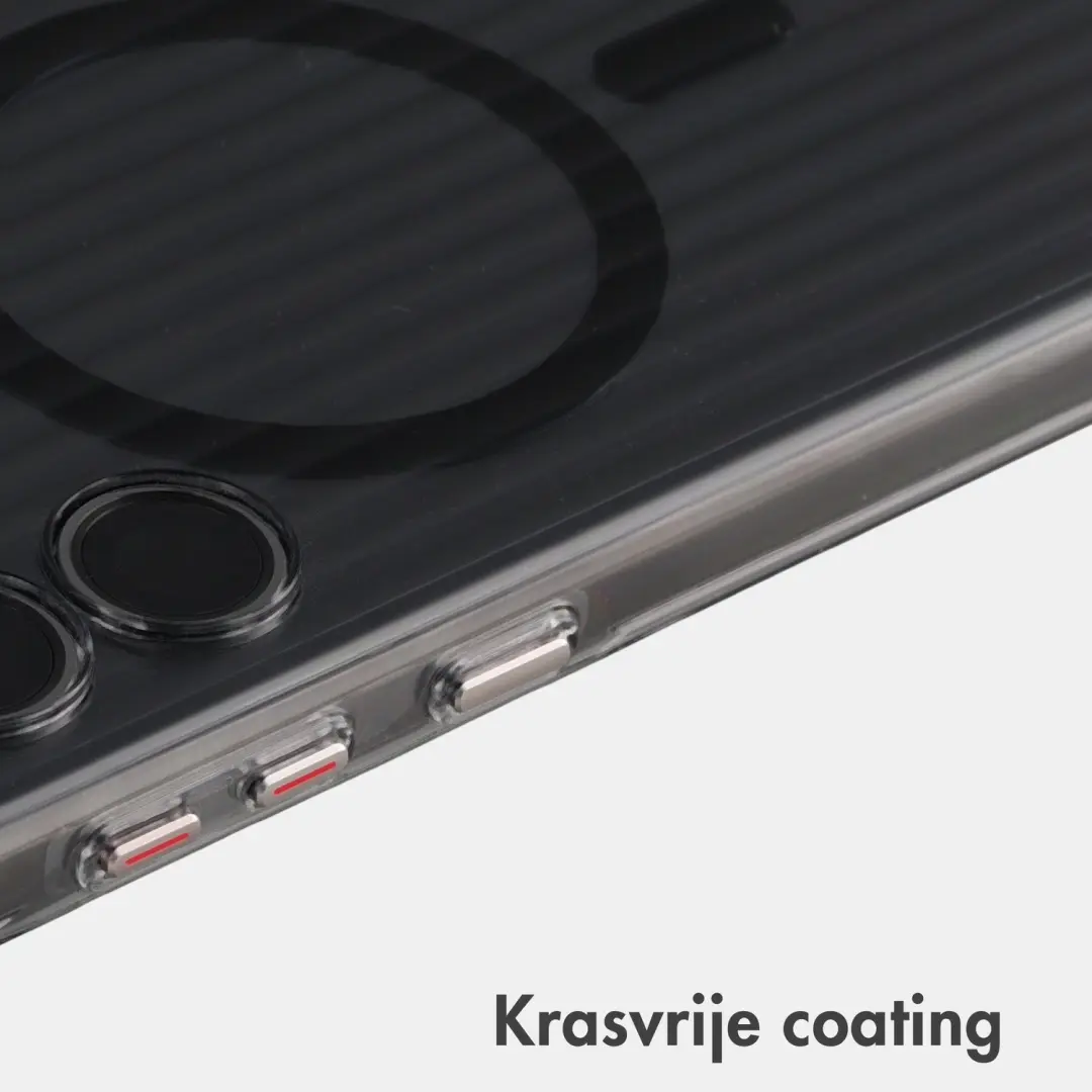 Accezz Lite Backcover Samsung Galaxy S24 Ultra - Fluted - Glossy Black - afbeelding 4 van 6