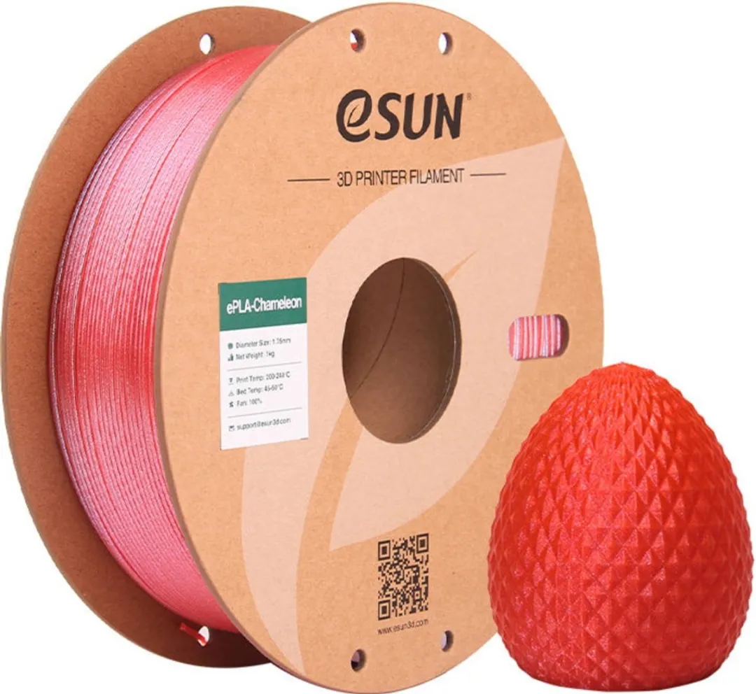 ESUN ePLA-Chameleon Framboosrood 1.75mm 3D Filament