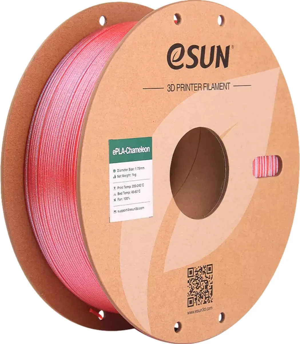 ESUN ePLA-Chameleon Framboosrood 1.75mm 3D Filament