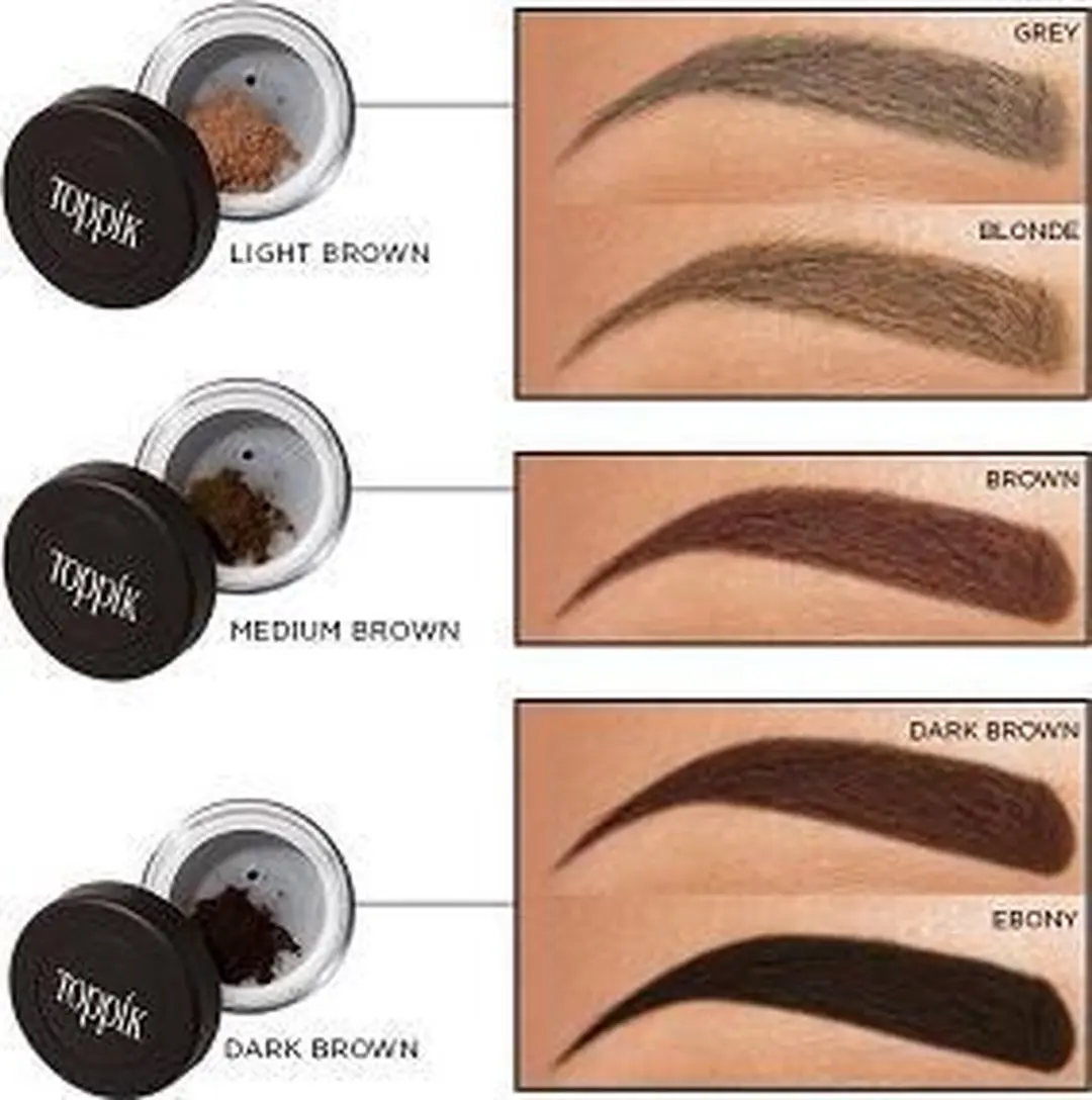 Toppik Brow Building Fibers Set - Lichtbruin - 2g - afbeelding 3 van 5