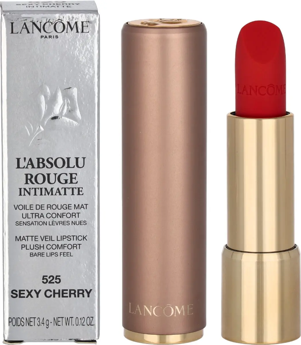Lancôme L'Absolu Rouge Intimatte Lipstick 525 Sexy Cherry - afbeelding 4 van 6