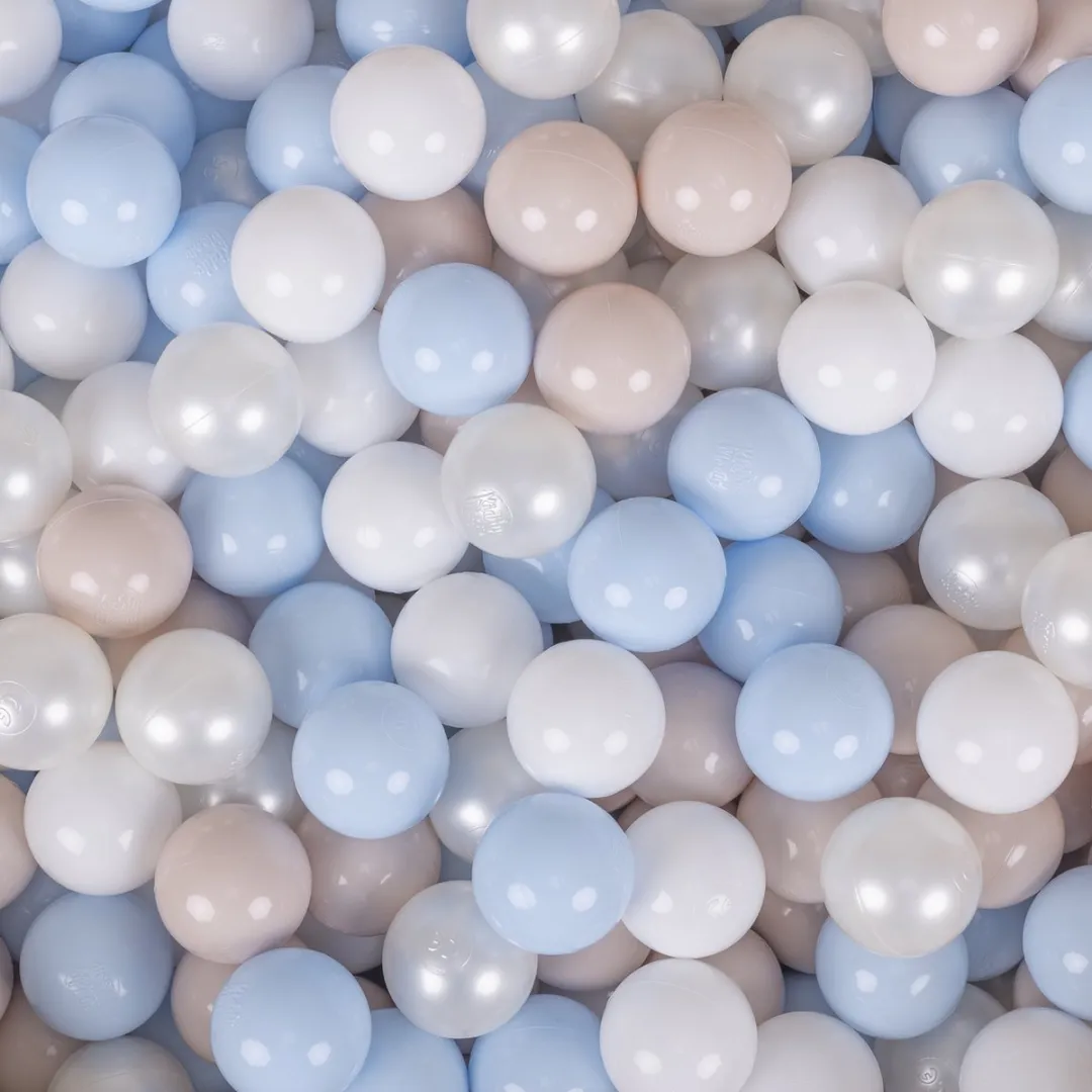 KiddyMoon Ballenbakballen 50 Stuks 7cm - Pastel Kleurmix