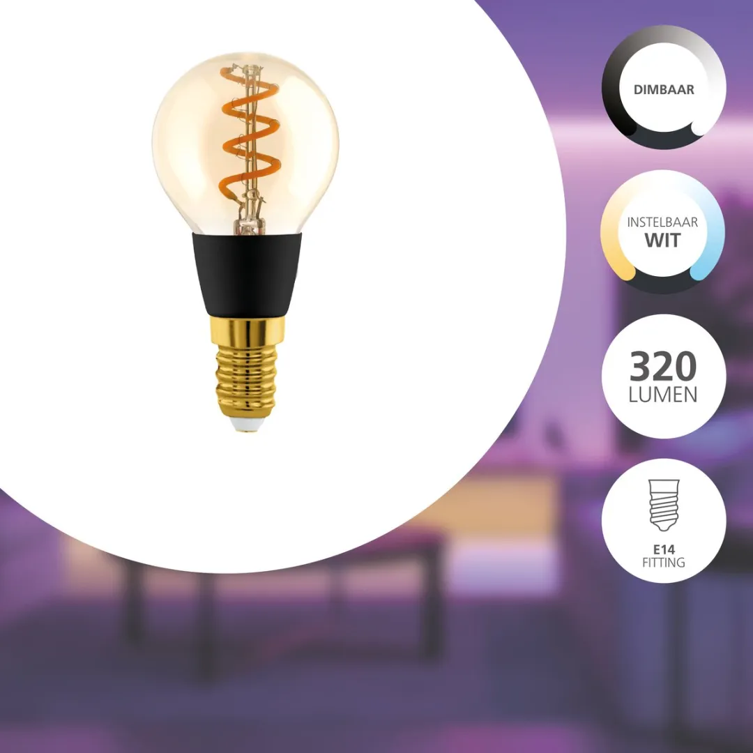 EGLO connect.z Smart LED Lamp E14 - Amber - 4,9W - Zigbee