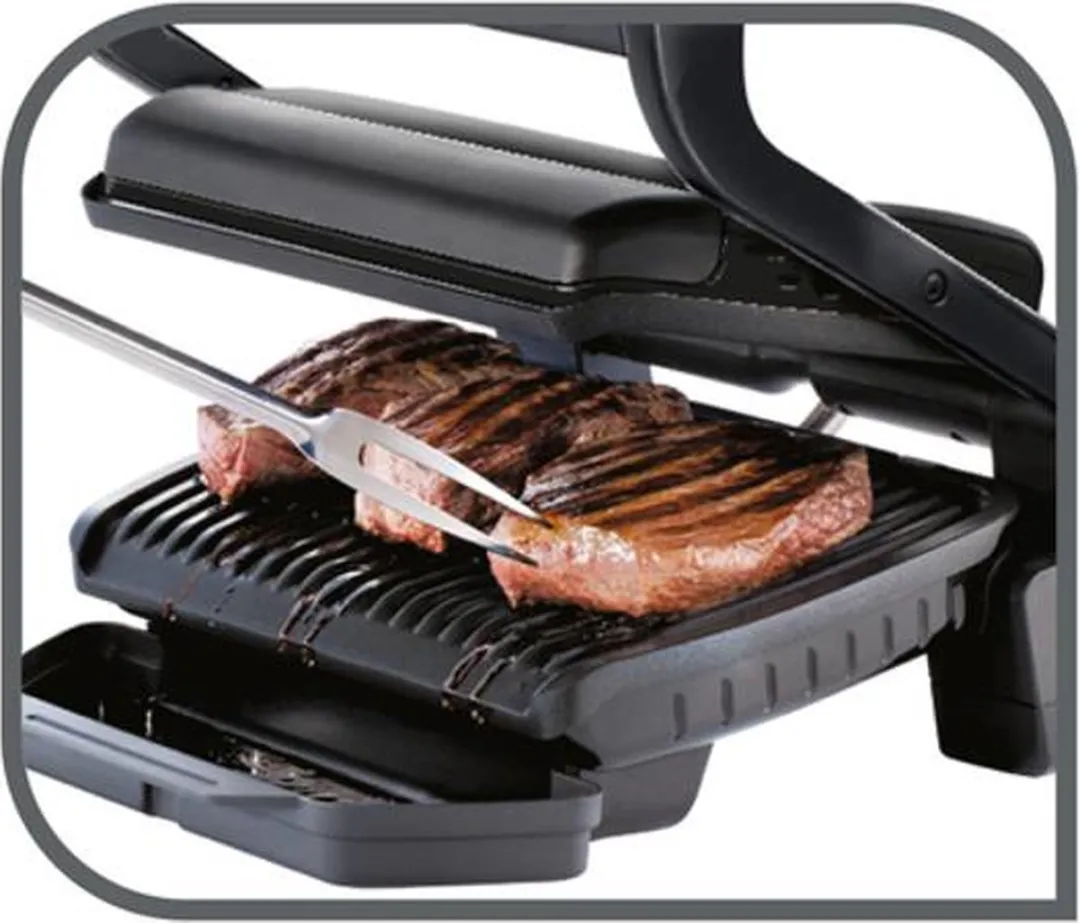 Tefal OptiGrill GC7058 Contactgrill - 2000W - Zwart