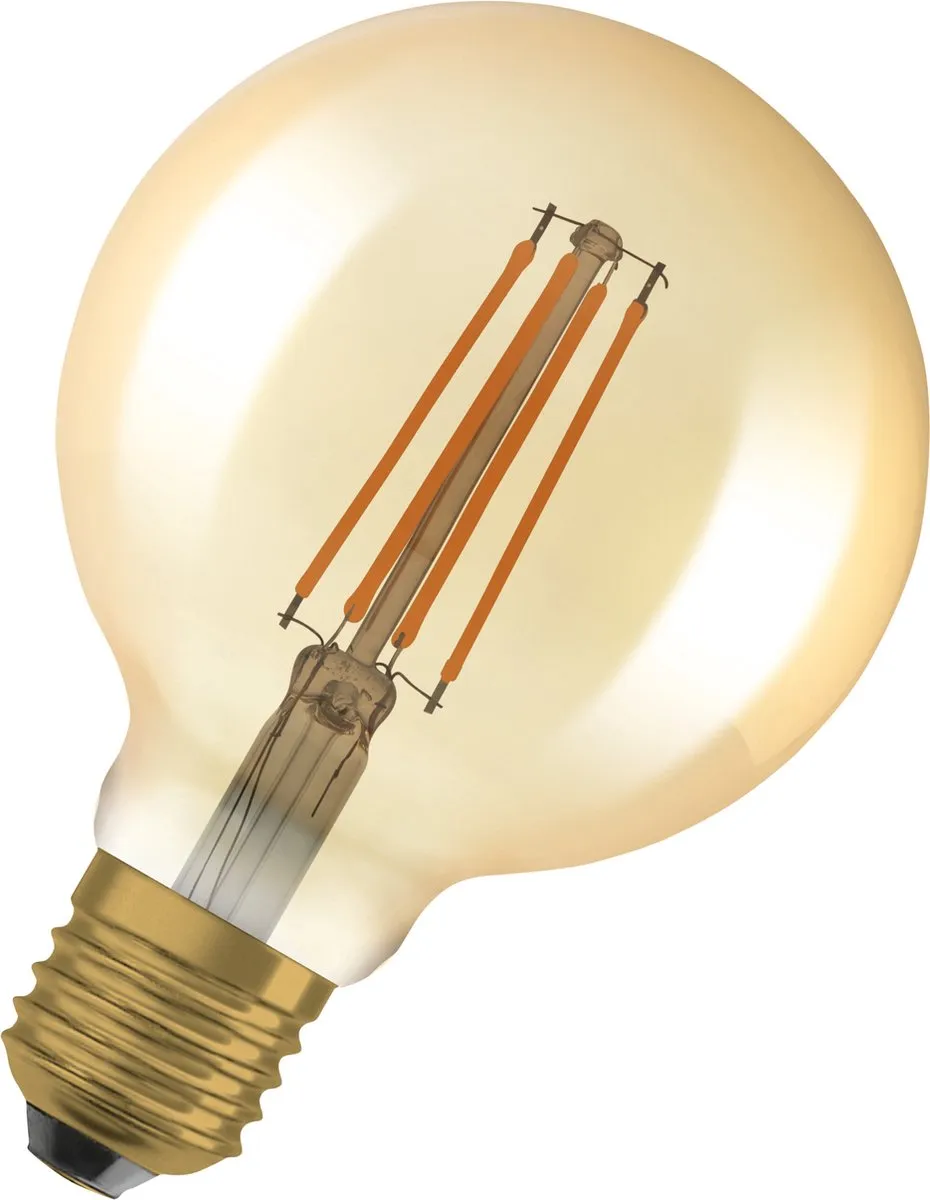 Osram LED-lamp E27 Ballon 6.5W Warmwit - 2 Stuks