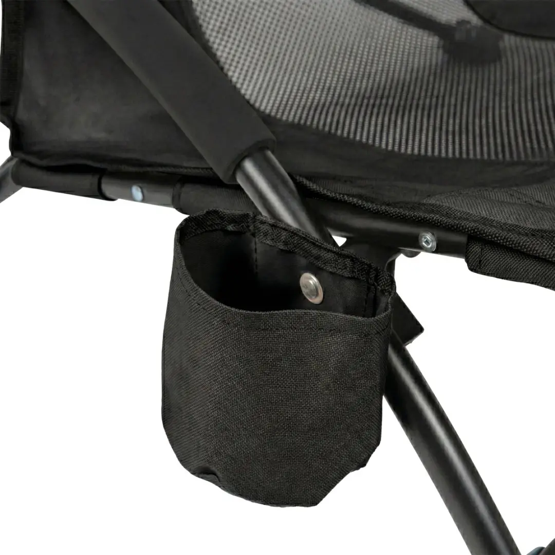 VirtuFit Opvouwbare Strandstoel - Zwart - afbeelding 4 van 6