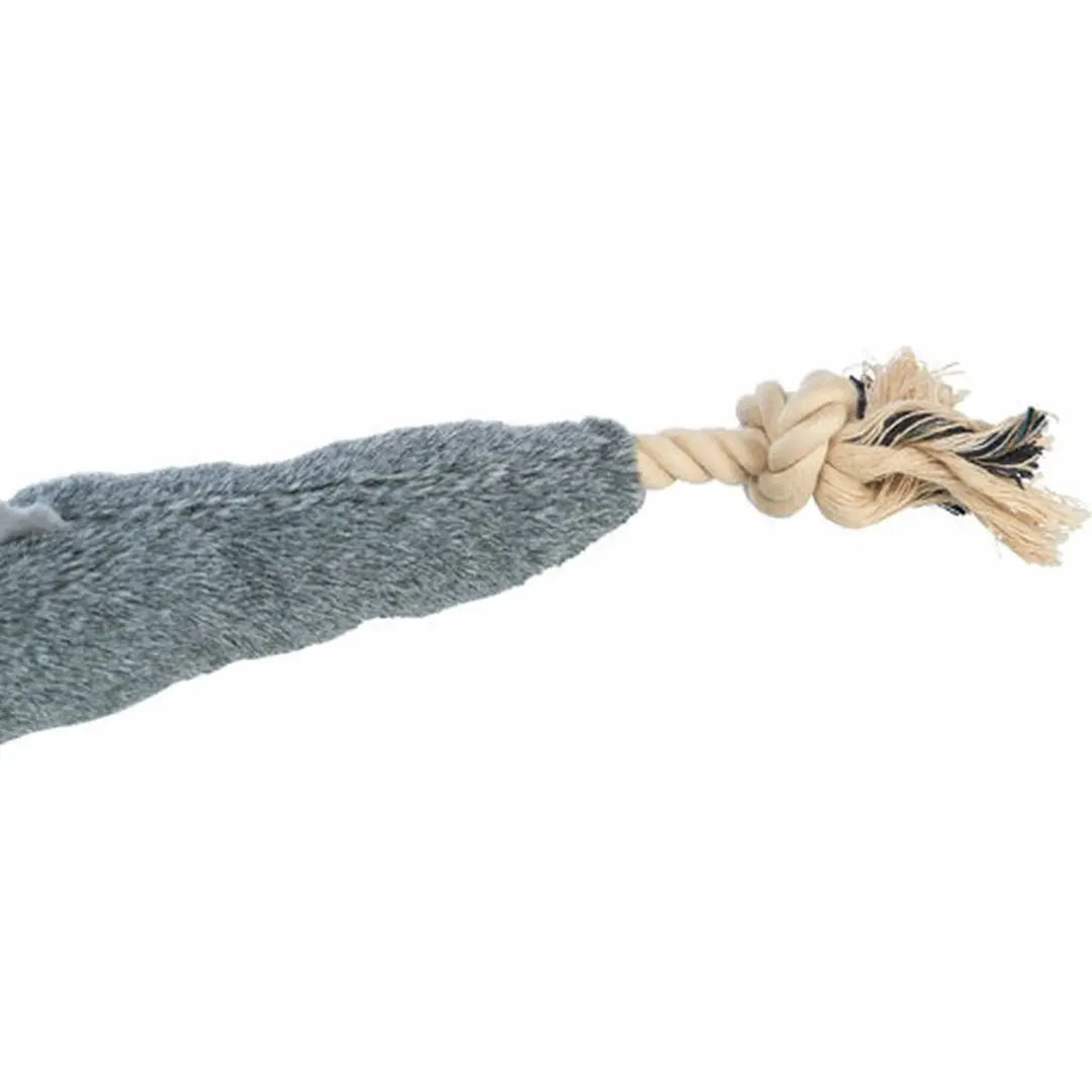 Trixie Be Nordic Aal Karl Hondenspeelgoed - Pluche/Touw - 75cm - afbeelding 2 van 3
