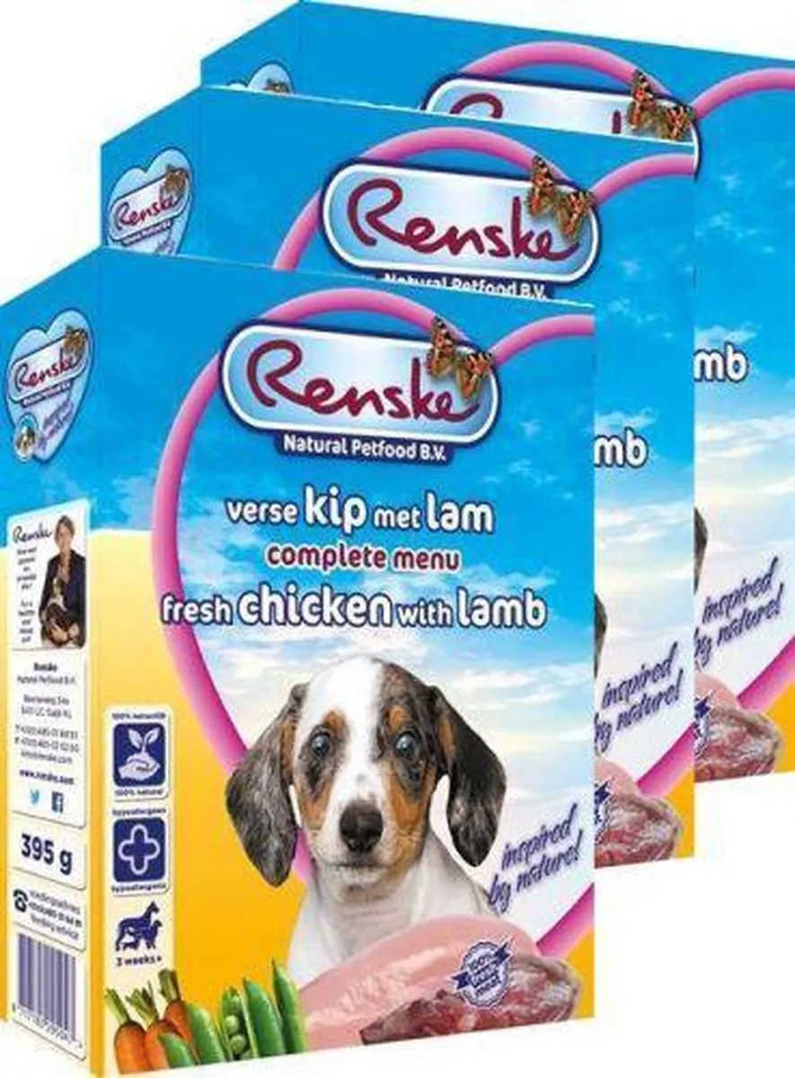 Renske Hondenvoer Puppy - 30 x 395g