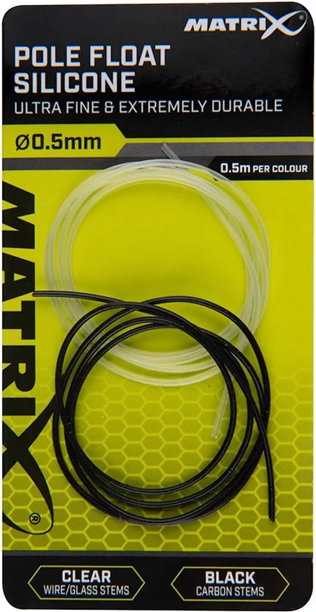 Matrix Pole Silicone 0.3mm Dobberbouw - Zwart/Transparant - afbeelding 2 van 6