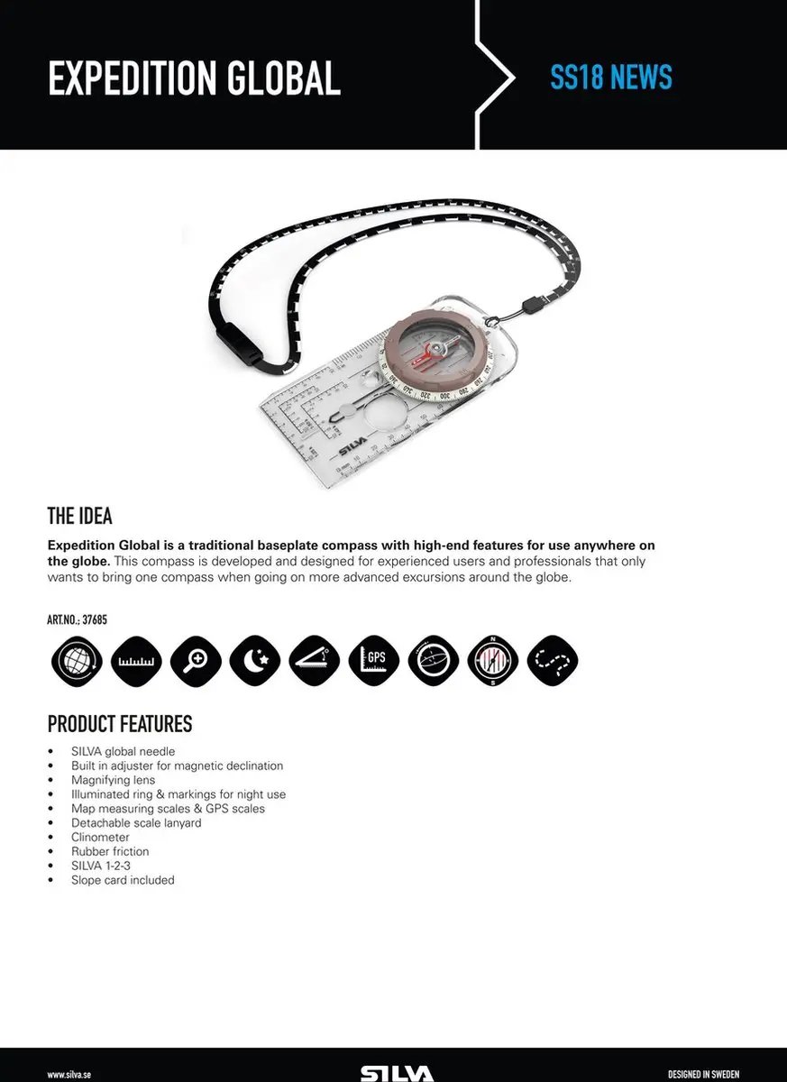 Silva Expedition 360 Global Kompas - afbeelding 2 van 4
