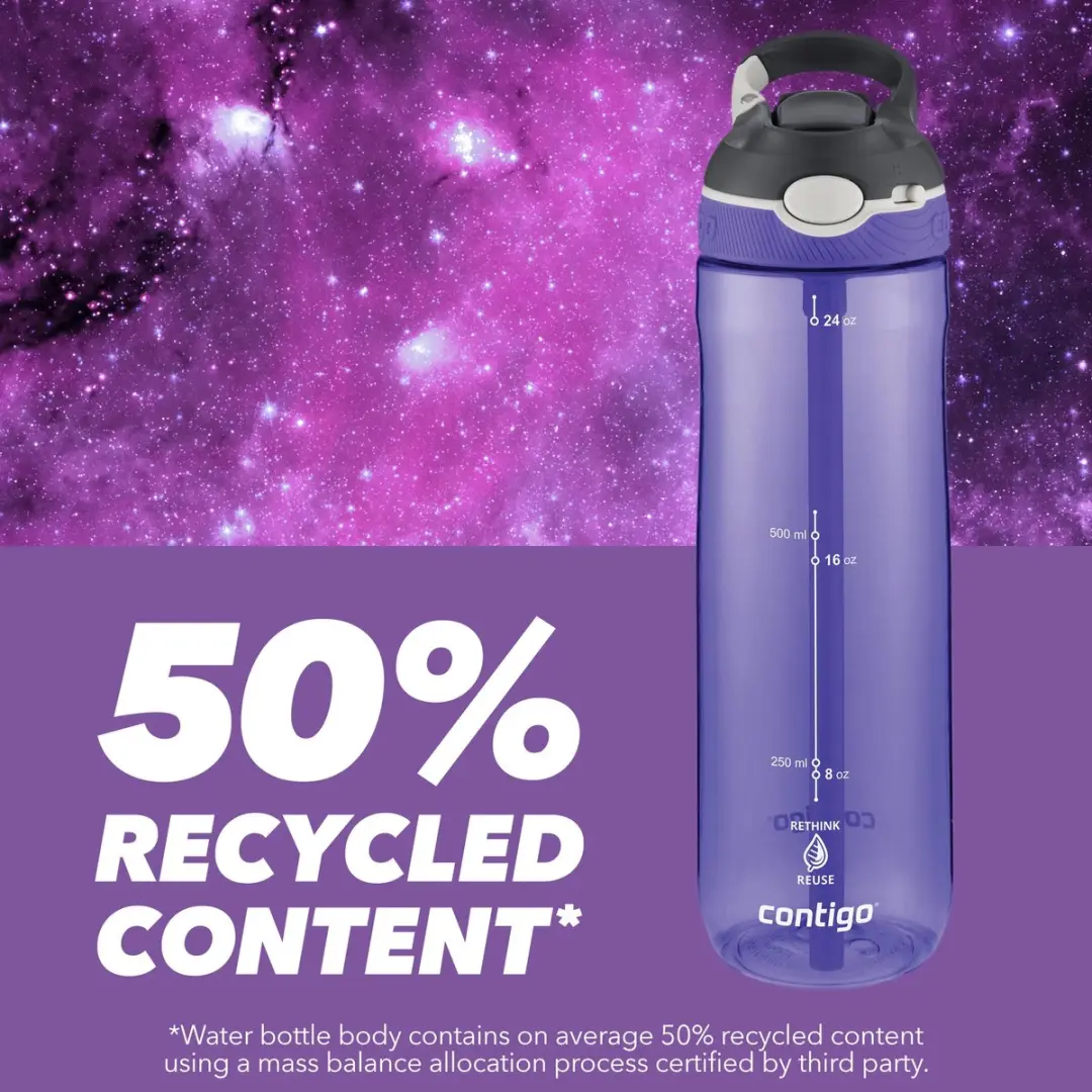 Contigo Ashland Autospout Waterfles 720ml - Paars - afbeelding 5 van 6