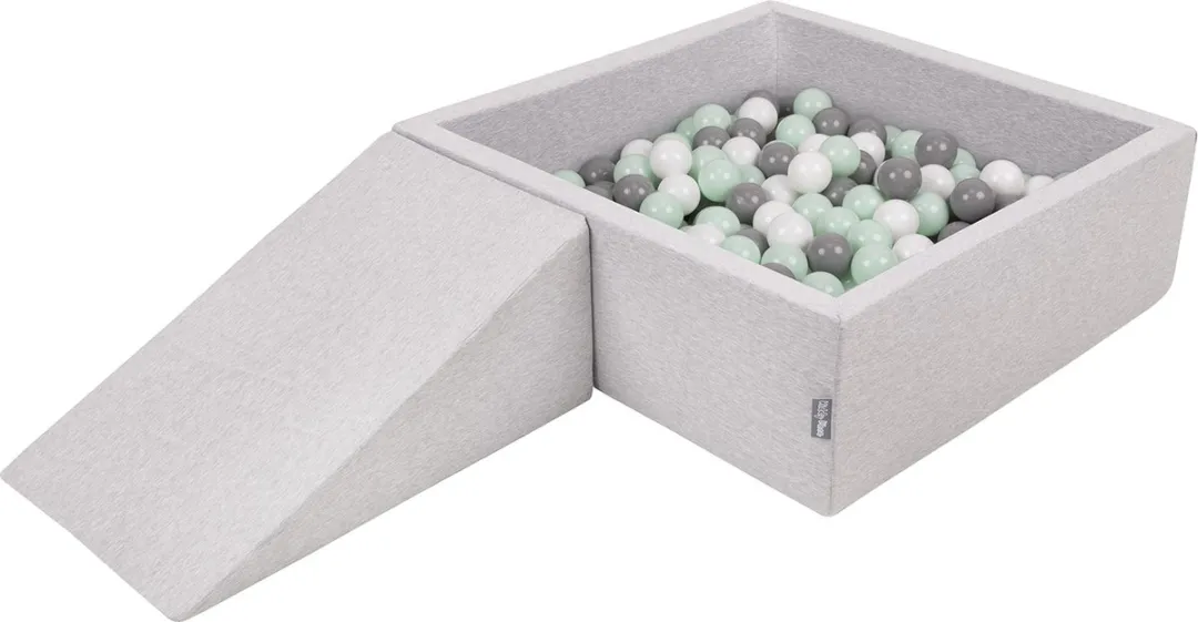 KiddyMoon Ballenbak 90x30cm Vierkant