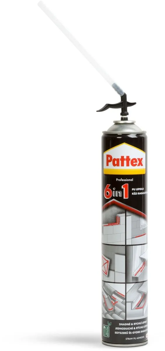 Pattex 6-in-1 PUR Montageschuim 750ml