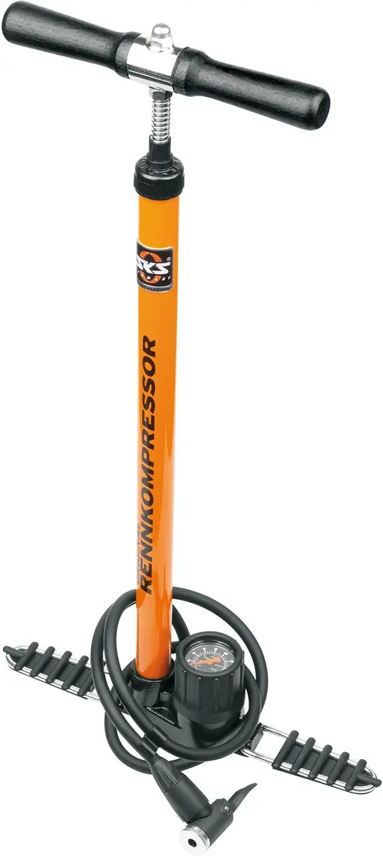 SKS Rennkompressor Fietspomp - 16 Bar - Zwart/Oranje - afbeelding 5 van 6