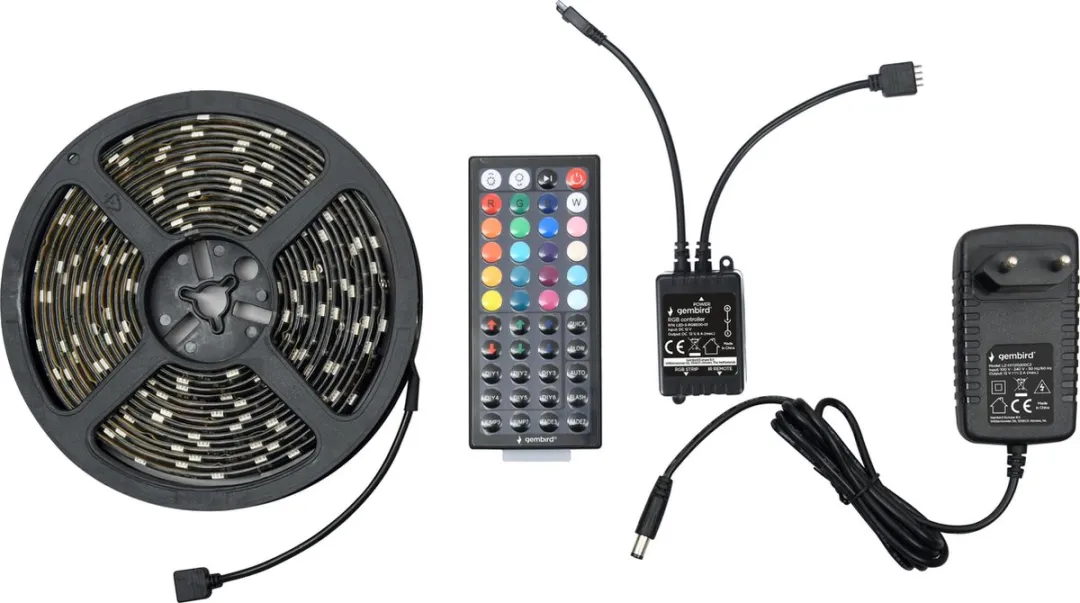 Gembird RGB LED-strip 5m - Multi Color