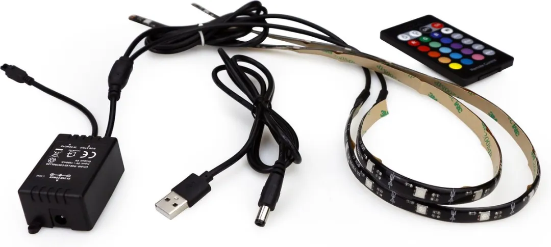 Gembird RGB LED-strip 5m - Multi Color - afbeelding 6 van 6