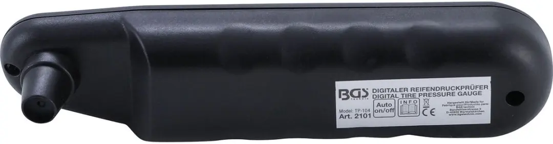 BGS Digitale Bandenspanningsmeter 2101 - Zwart - afbeelding 6 van 6