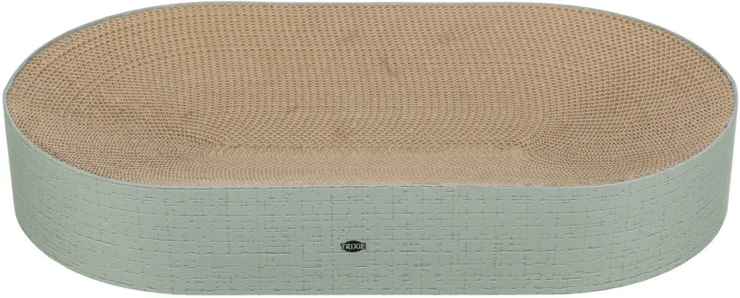 Trixie Lido Krabbed Karton met Catnip - 63x35x10cm - Saliegroen - afbeelding 2 van 4