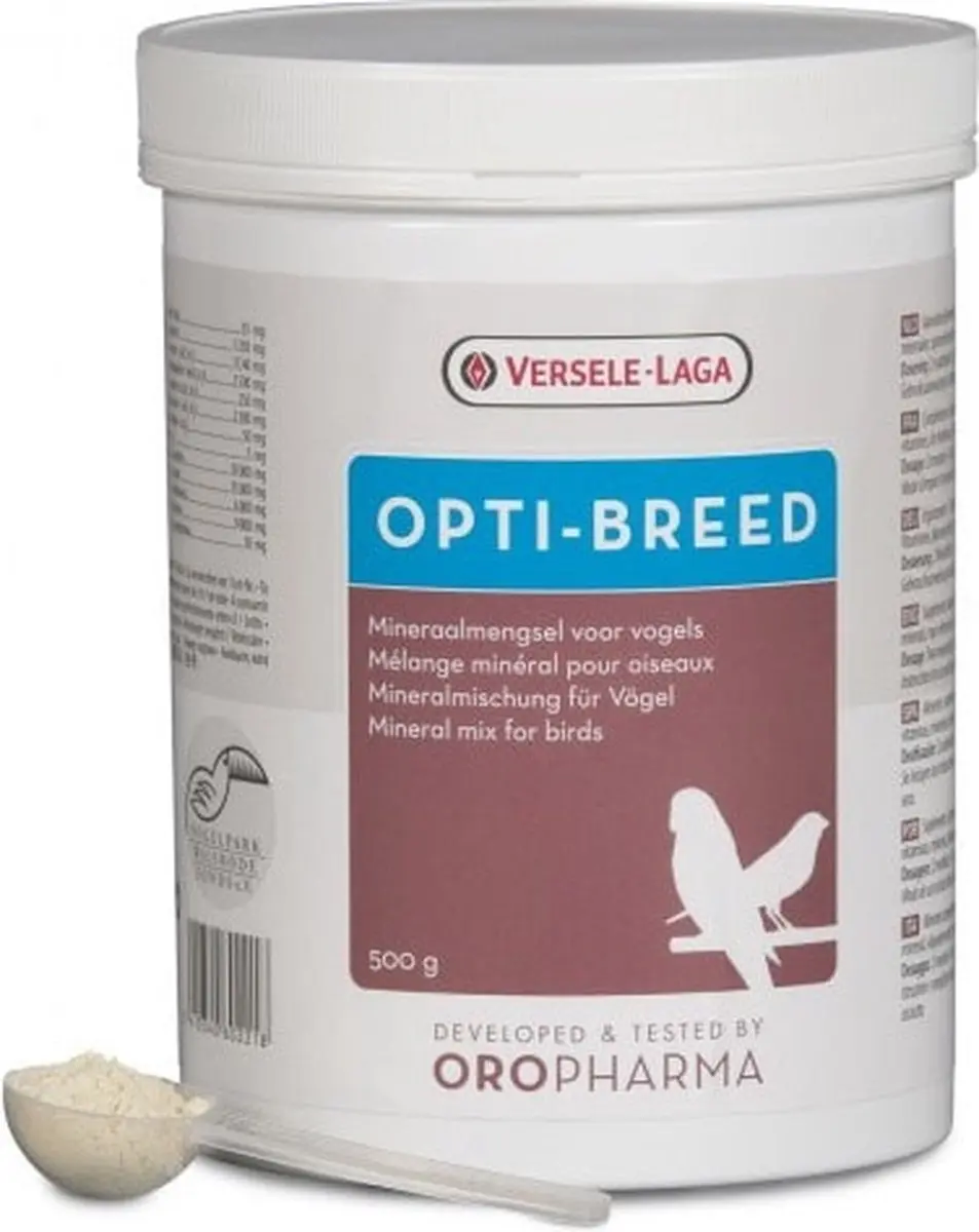 Versele-Laga Opti-Breed Vogelsupplement - 500g - afbeelding 2 van 2