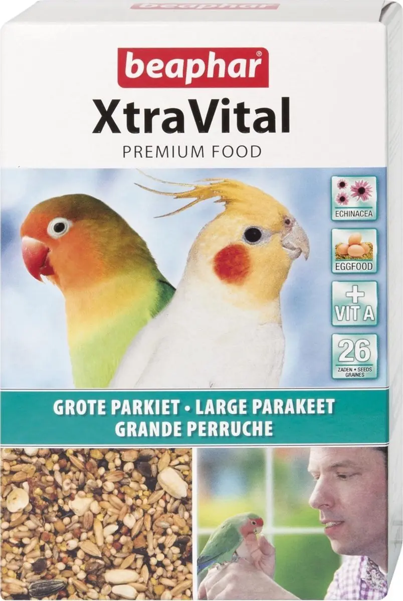 Beaphar XtraVital Grote Parkiet 500g - afbeelding 3 van 6