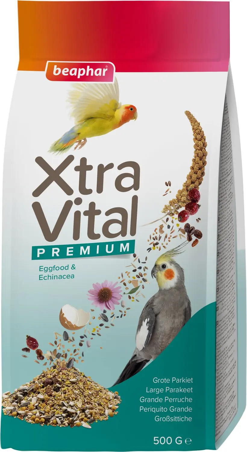 Beaphar XtraVital Grote Parkiet 500g