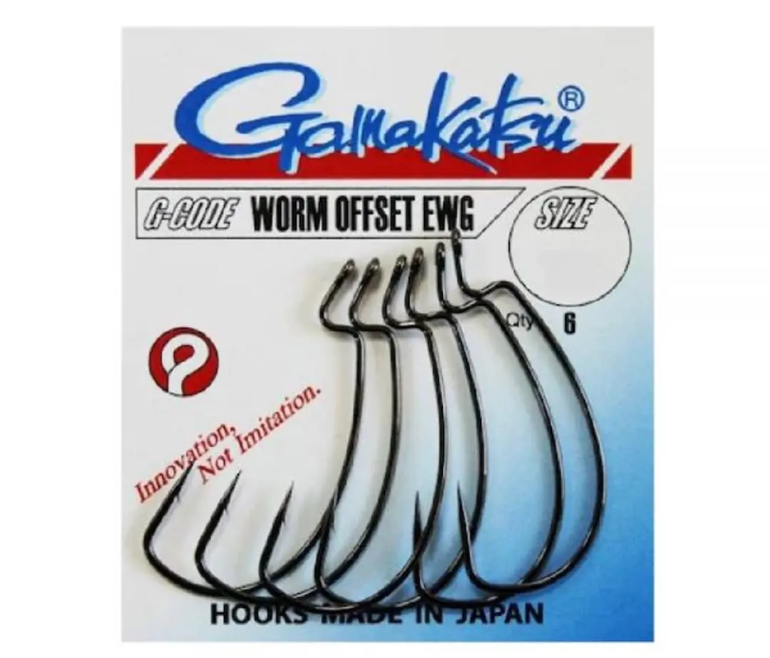 Gamakatsu Worm Offset EWG Haak 4/0 - 5 st - afbeelding 5 van 6