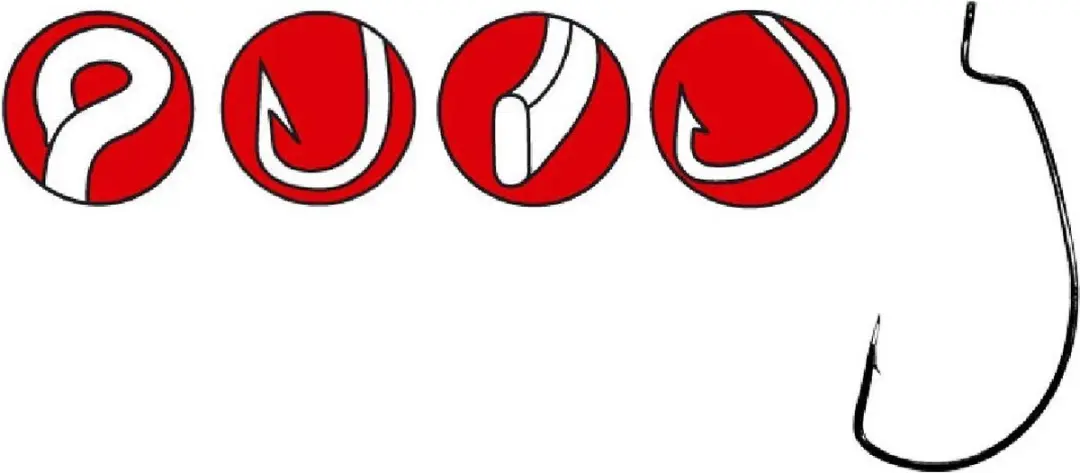 Gamakatsu Worm Offset EWG Haak 4/0 - 5 st - afbeelding 4 van 6